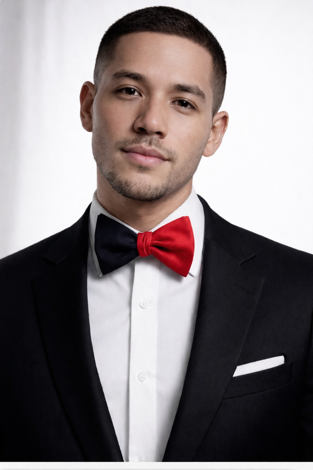 The True Character Signature Two Tone Self Tie Bow Tie