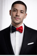 The True Character Signature Two Tone Self Tie Bow Tie